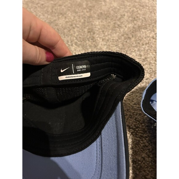 Mens Womens Nike UNC Tarheels Baseball Hat Cap Dri-Fit Carolina Blue OS Legacy91 - Picture 7 of 7